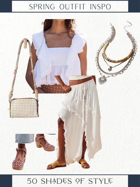 Sharing this fun boho inspired outfit for spring and summer. Perfect if you have a music festival coming up. 

Free people spring outfit, free people summer inspo, boho white outfit, festival outfit

#LTKshoecrush #LTKstyletip #LTKFestival
