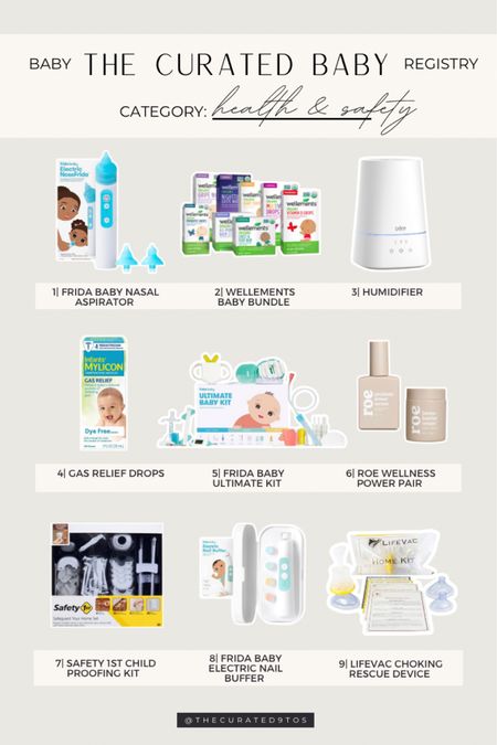 The Curated Baby Registry | 9 Must Have Items by Category | Health and Safety

Baby registry, baby gifts, baby must haves, health and safety, Frida baby nasal aspirator, Wellements baby bundle, gripe water, vitamin d, humidifier, gas relief drops, Frida baby ultimate bundle, roe wellness, power pair, baby skin, baby proofing, child proofing, safety 1st, Frida baby electric nail filer, Lifevac chocking rescue device, first aid kit, baby grooming

#LTKbeauty #LTKbaby #LTKfamily