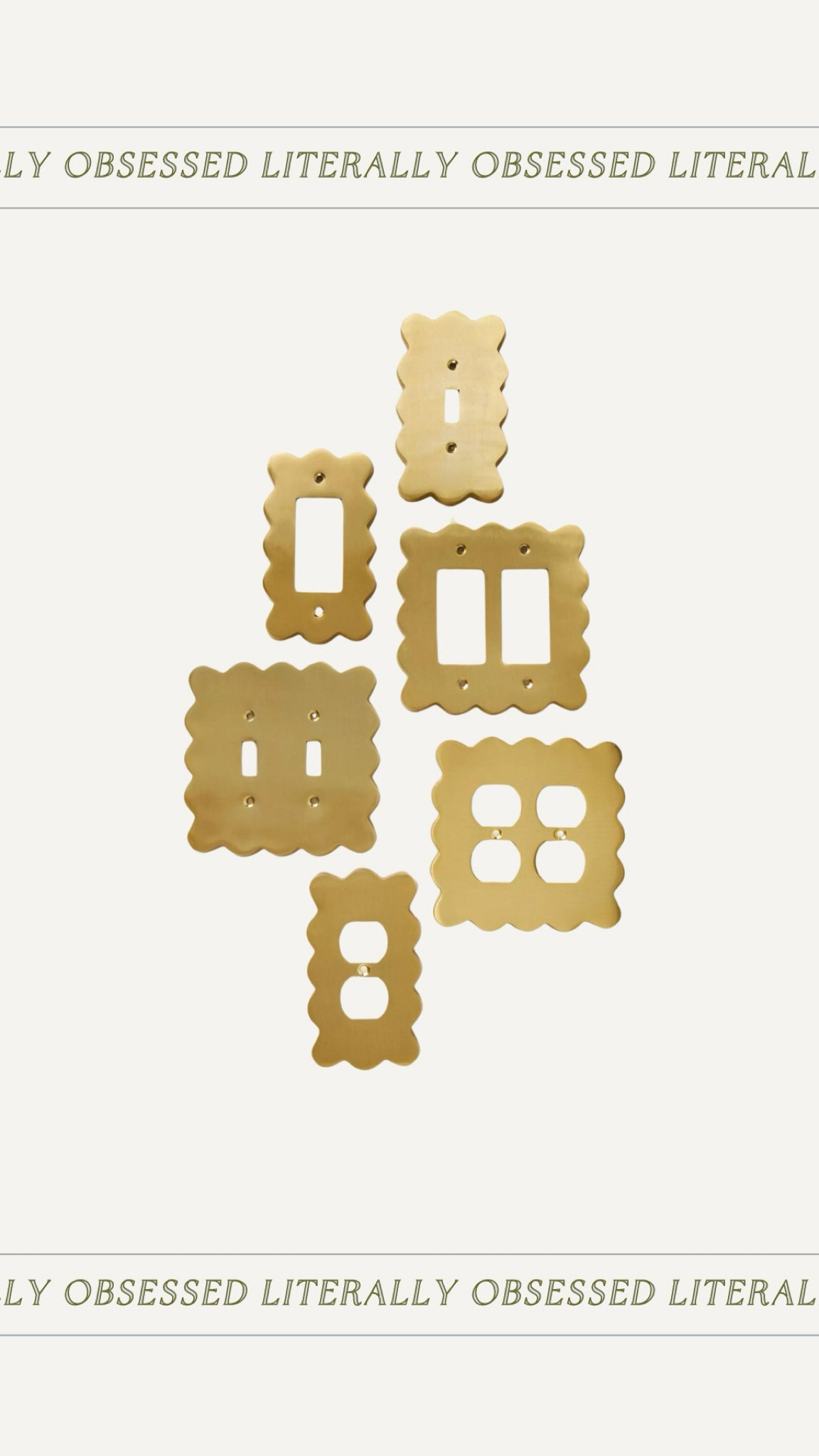 The gold scalloped switch plate that will change your space!

#LTKfindsunder50 #LTKhome #LTKstyletip
