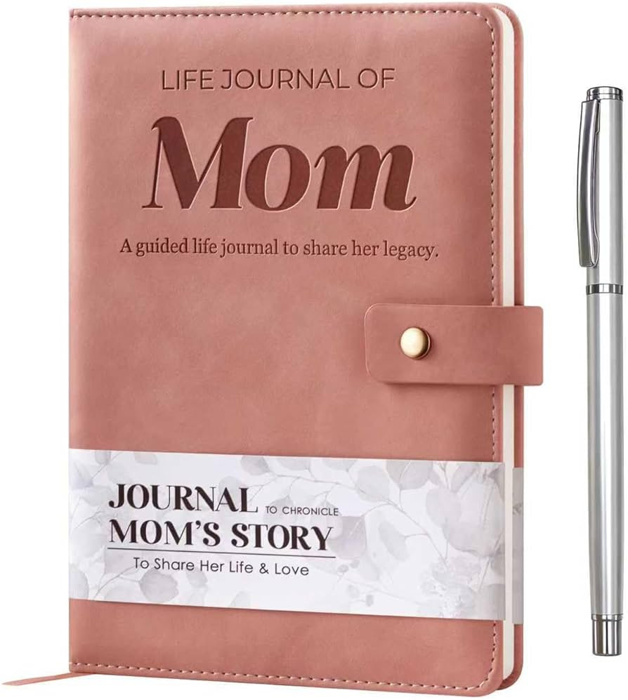 Mom I Want to Know Your Life Story Leather Journal (Hardcover) - Birthday Gifts for Mom - Guided ... | Amazon (US)