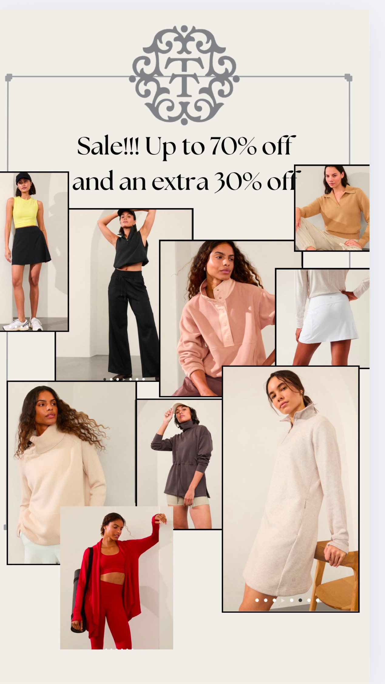 Sale!!! 70% off plus extra 30% off! 

#LTKActive #LTKSaleAlert #LTKOver40