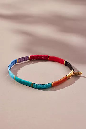 Beaded Chicklet Bracelet | Anthropologie (US)