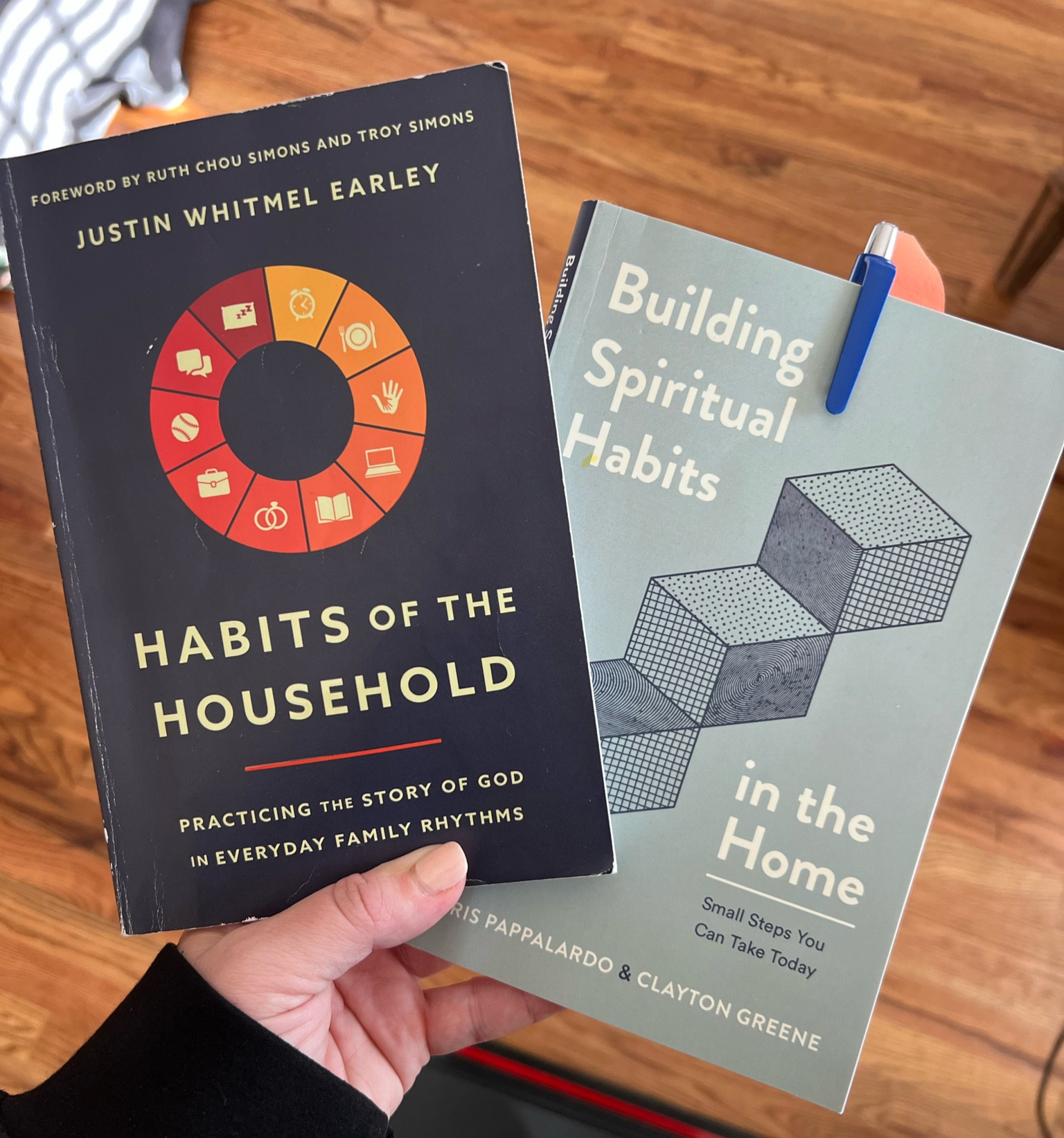 My word for the year is HABITS! This year I’m habit stacking month by month.

I’m January,  I’ve focused on getting back into physical movement. One mile a day (except for the days the flu TOOK ME OUT) and strength training 3-5 times a week. That’s it. In Feb, I’ll work on adding in a new habit! 

Have loved these 2 resources as I’m learning and growing in habits & rhythms this year 🩵 Included a few others I’ve found helpful or hope to read this year as well. 

#LTKFamily #LTKActive #LTKHome
