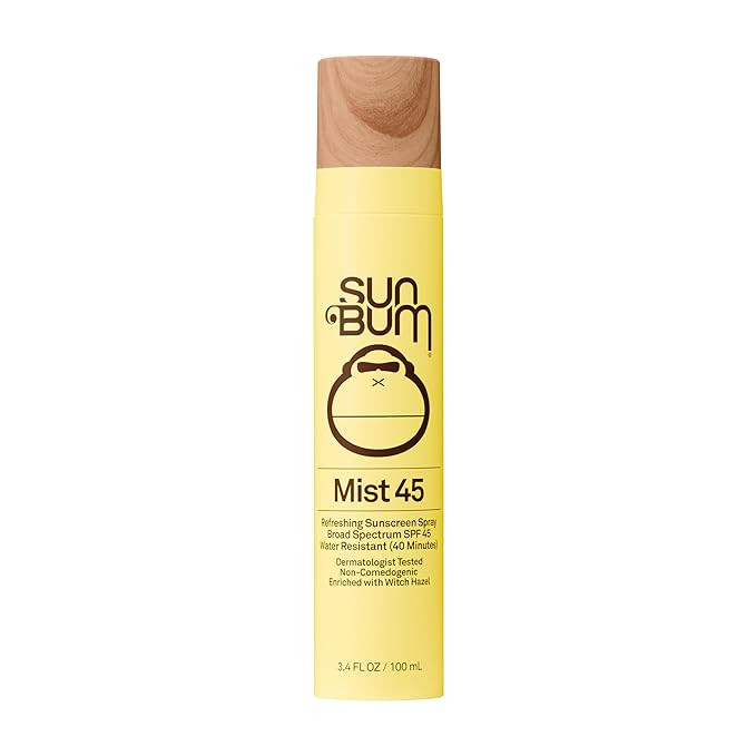 Sun Bum Original SPF 45 Sunscreen Mist - Broad Spectrum Moisturizing Facial Sunscreen Spray with ... | Amazon (US)