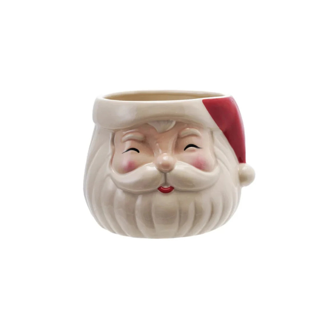 Santa Planter | Pink Antlers