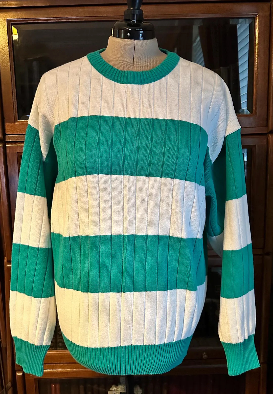 Vintage 80s Striped Cotton Pullover Sweater – London Fog, Made in USA | Etsy (US)