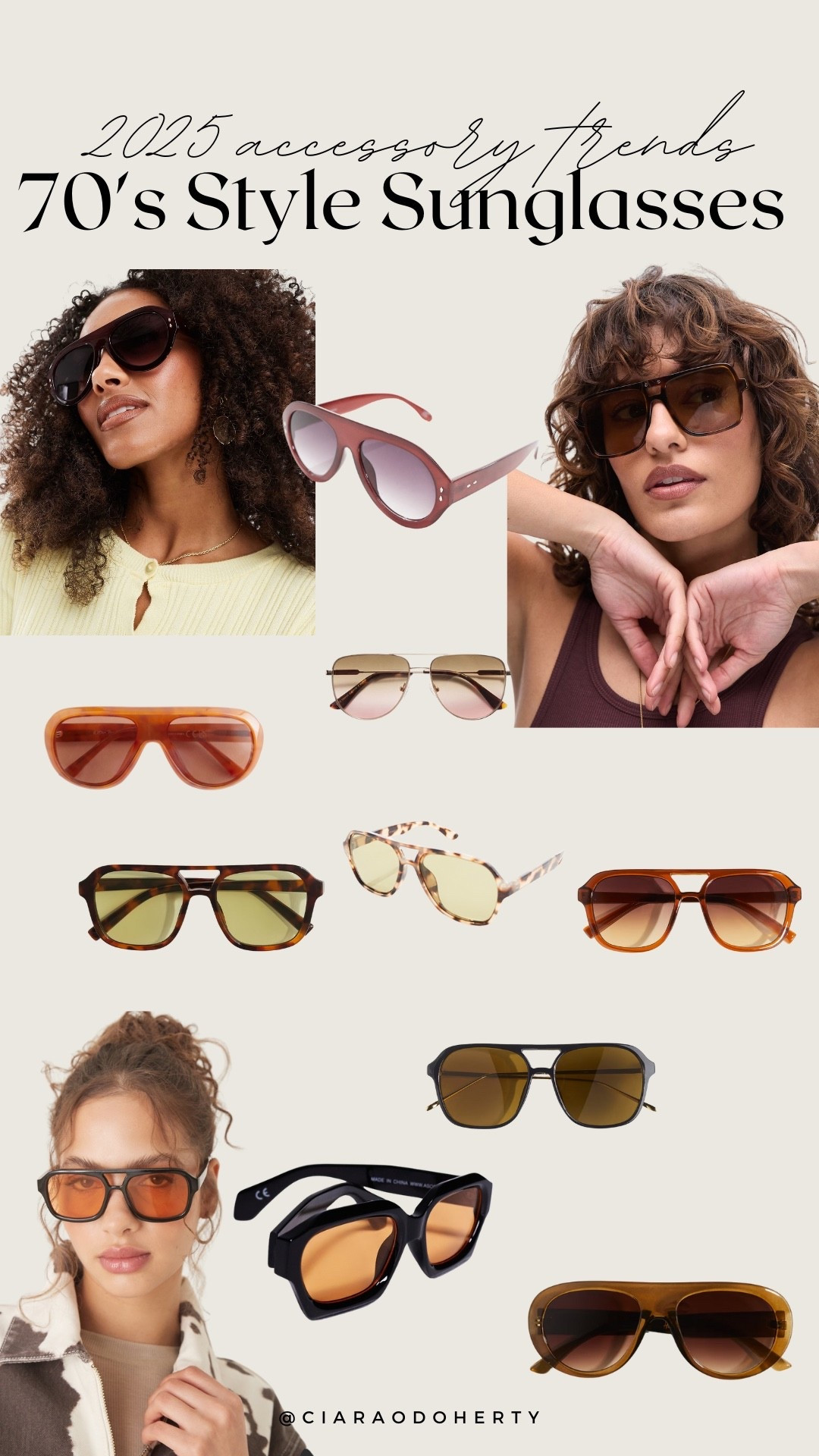 2025 Accessory Trends: 70’s style sunglasses
Aviator style, turtoise shell, 70’s style, Tom Ford

#LTKFashionMonth 

#LTKireland #LTKautumn