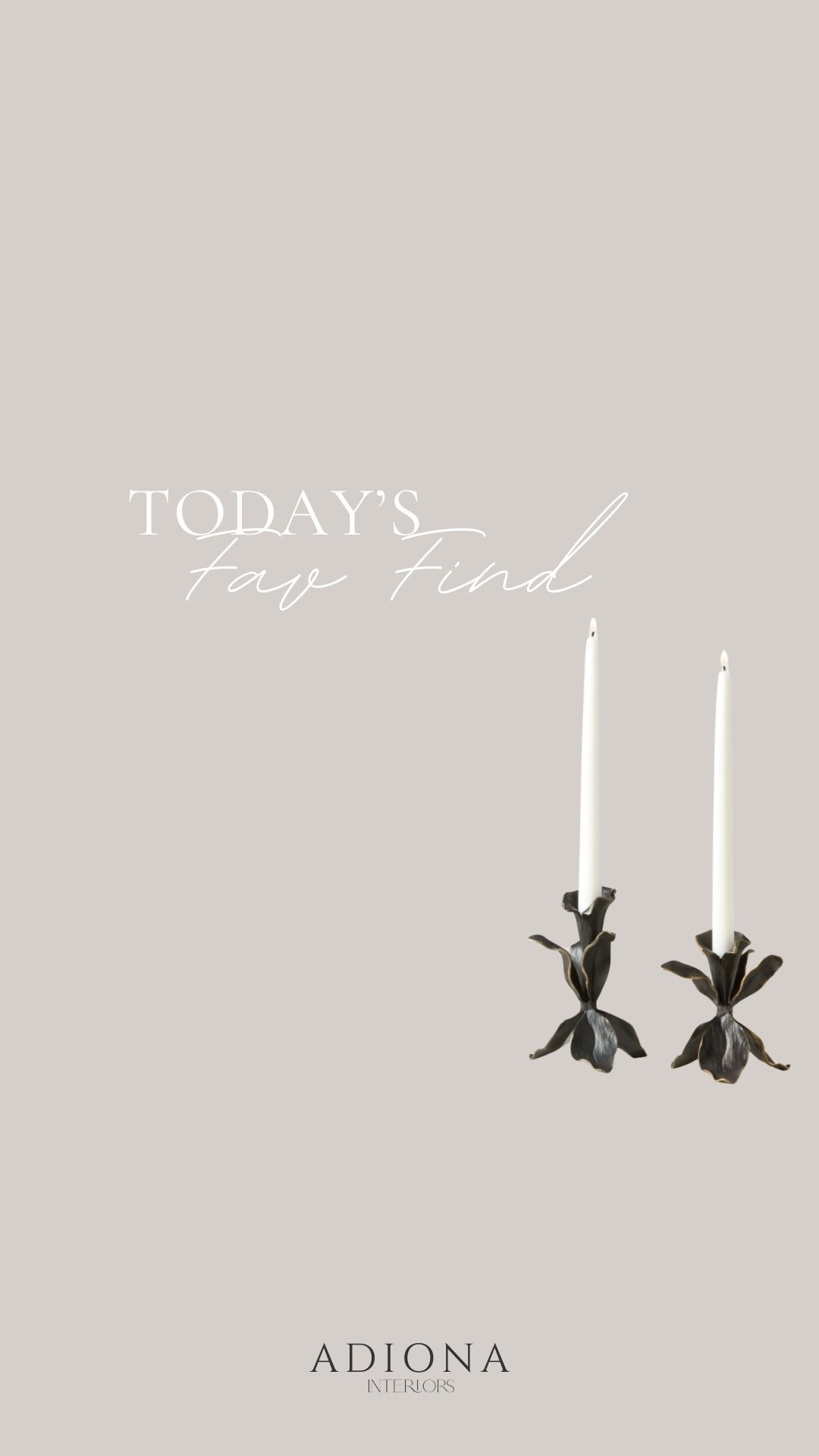 Today’s fav find 

Taper candles, home decor, cb2

#LTKSaleAlert #LTKFindsUnder50