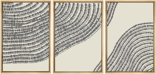 Amazon.com: SIGNWIN Framed Canvas Print Wall Art Set Retro Close Up Oak Wood Tree Rings Nature Wi... | Amazon (US)