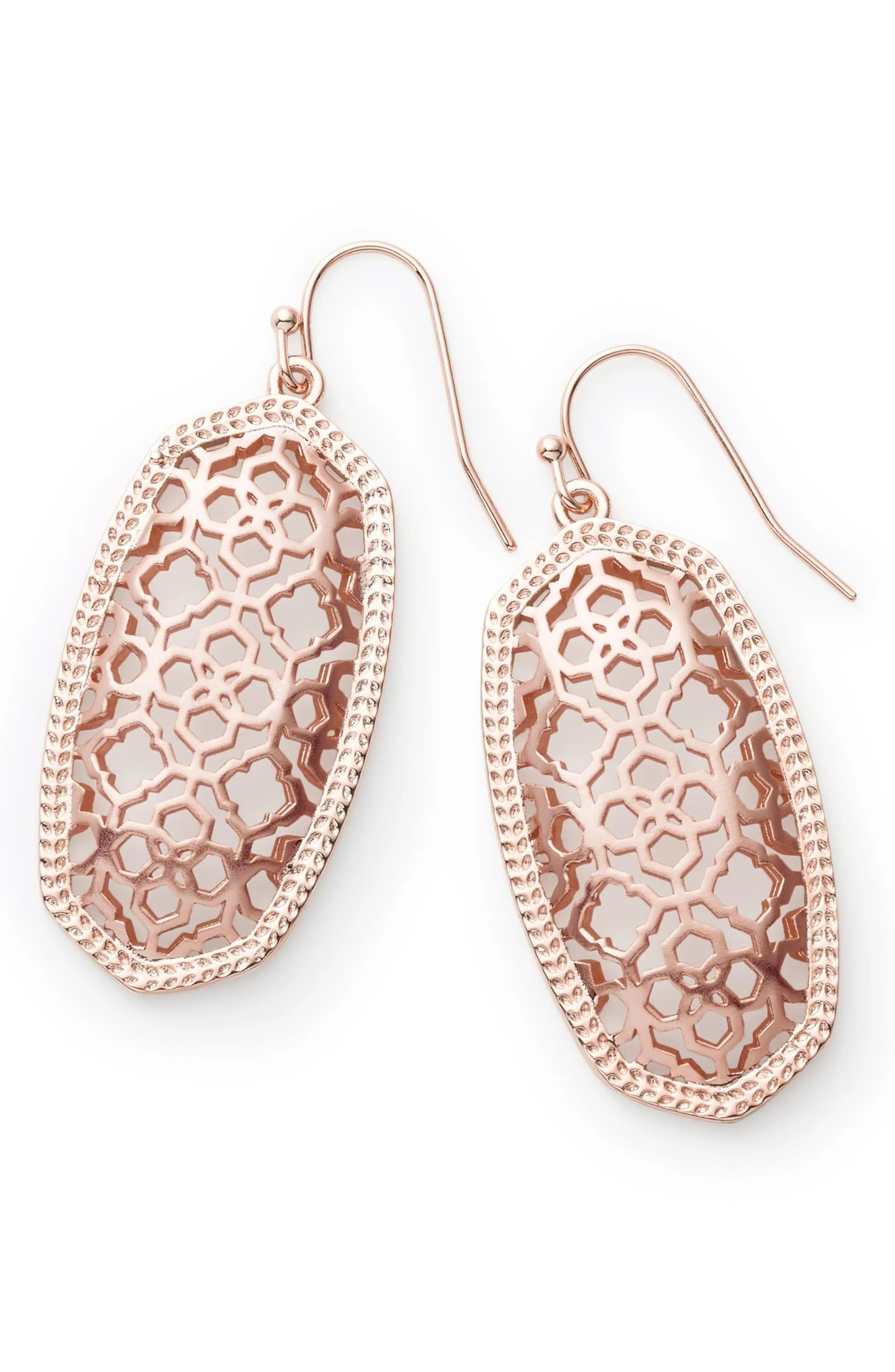 Kendra Scott Elle Filigree Drop Earrings | Nordstrom