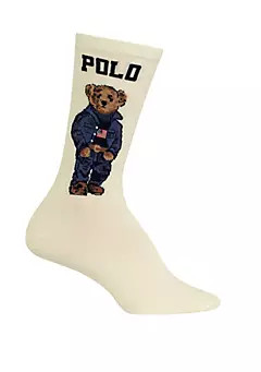 Polo Ralph Lauren  Women's Americana Bear Crew Socks | Belk