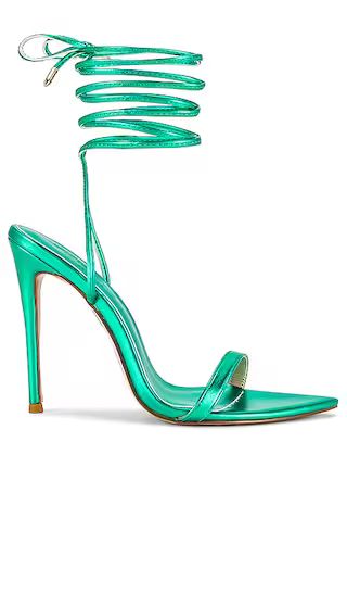 FEMME LA London Sandal in Green. - size 8 (also in 5, 7, 9) | Revolve Clothing (Global)