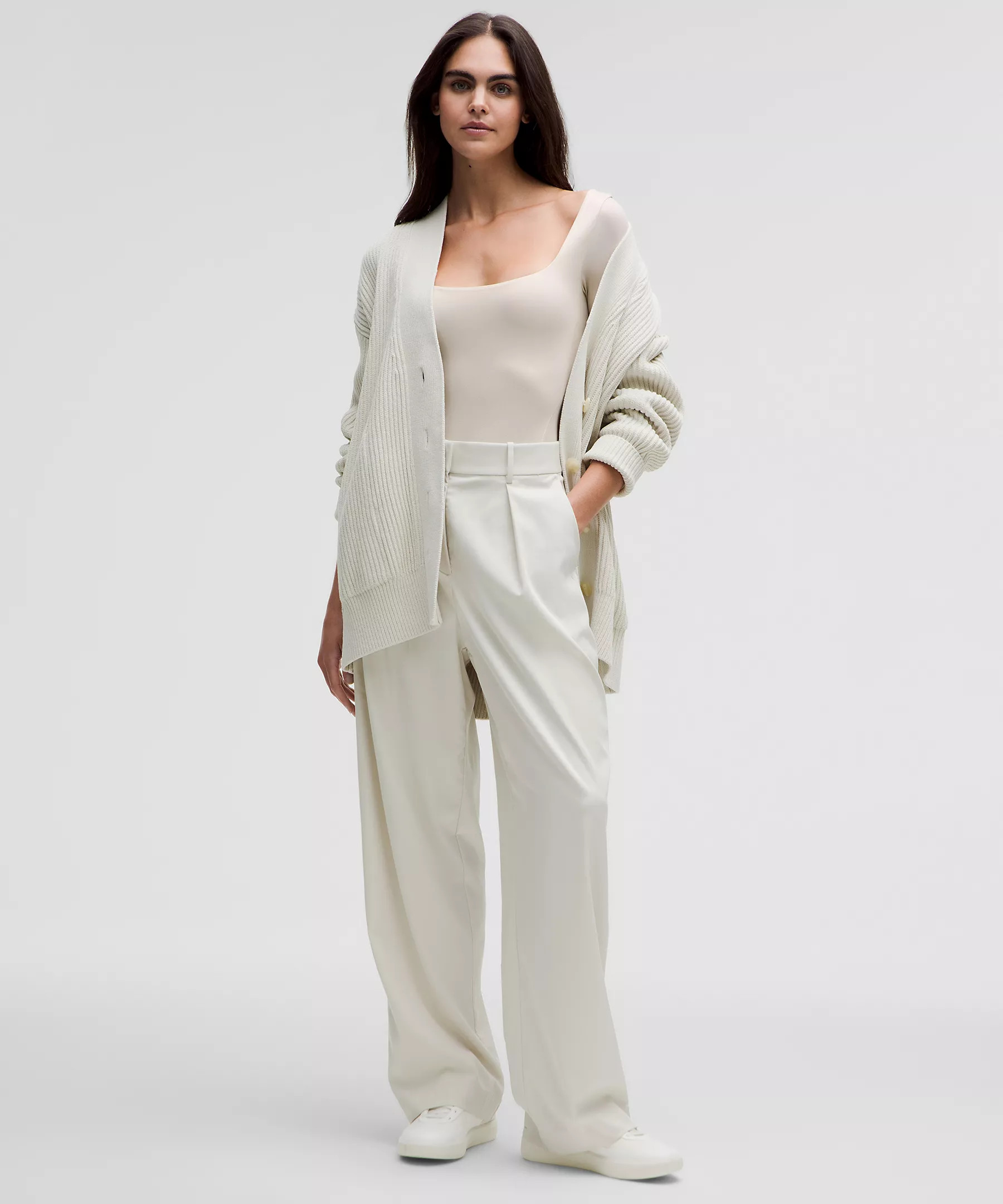 Wundermost Ultra-Soft Nulu Square-Neck Long-Sleeve Bodysuit | Lululemon (US)