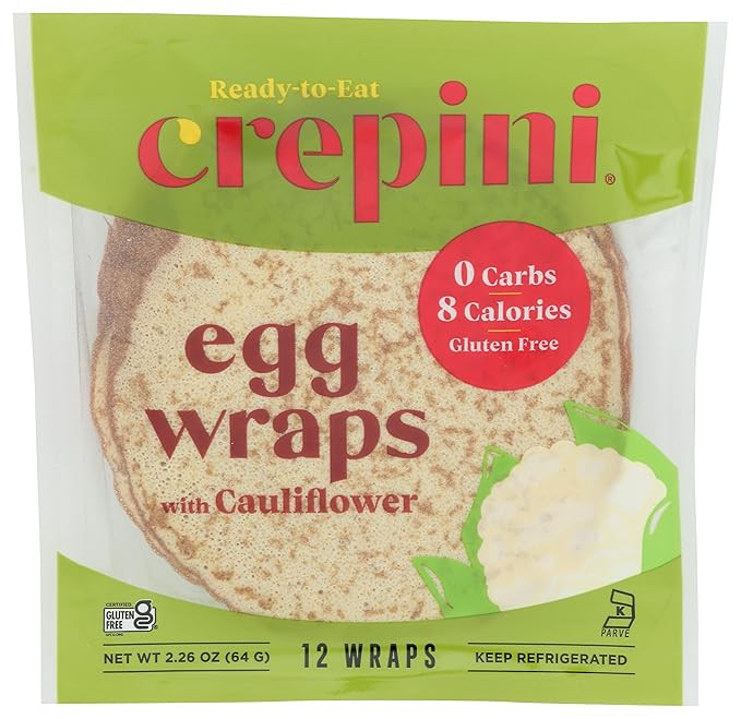 Crepini Egg Thins With Cauliflower, 2.26 OZ | Amazon (US)