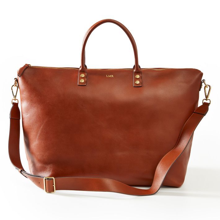 Essential Leather Weekender | Mark and Graham
