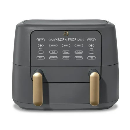 Beautiful 9 QT TriZone Air Fryer, Oyster Grey by Drew Barrymore | Walmart (US)