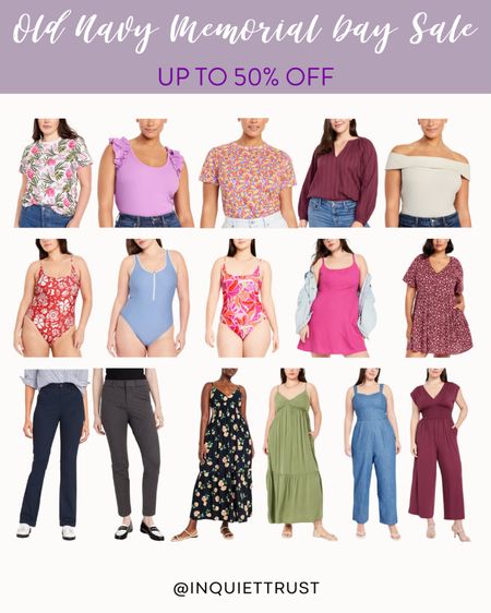 Update your spring and summer wardrobe with these stylish fashion finds from the Old Navy Memorial Day sale! Get up to 50% off now!
#capsulewardrobe #fashiondeal #casualstyle #onsalenow

#LTKSeasonal #LTKSaleAlert #LTKStyleTip