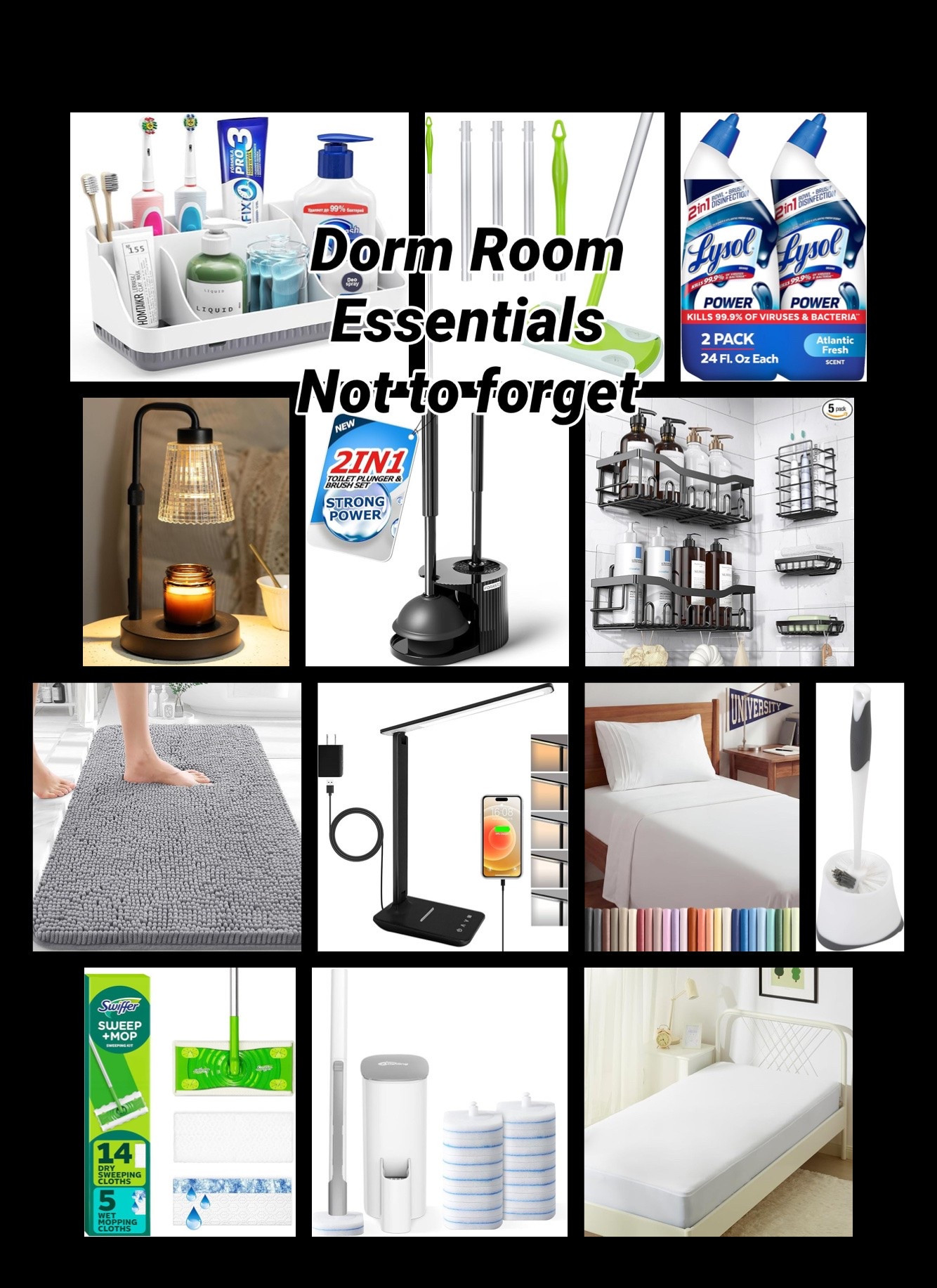 #dorm life #collegelife  don’t forget the essentials