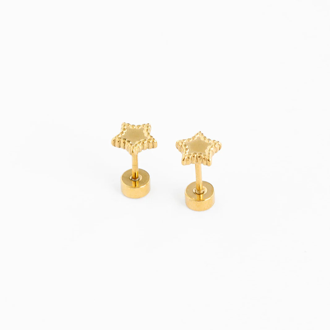 Beaded Star Stud Earring | Pip Pop Post