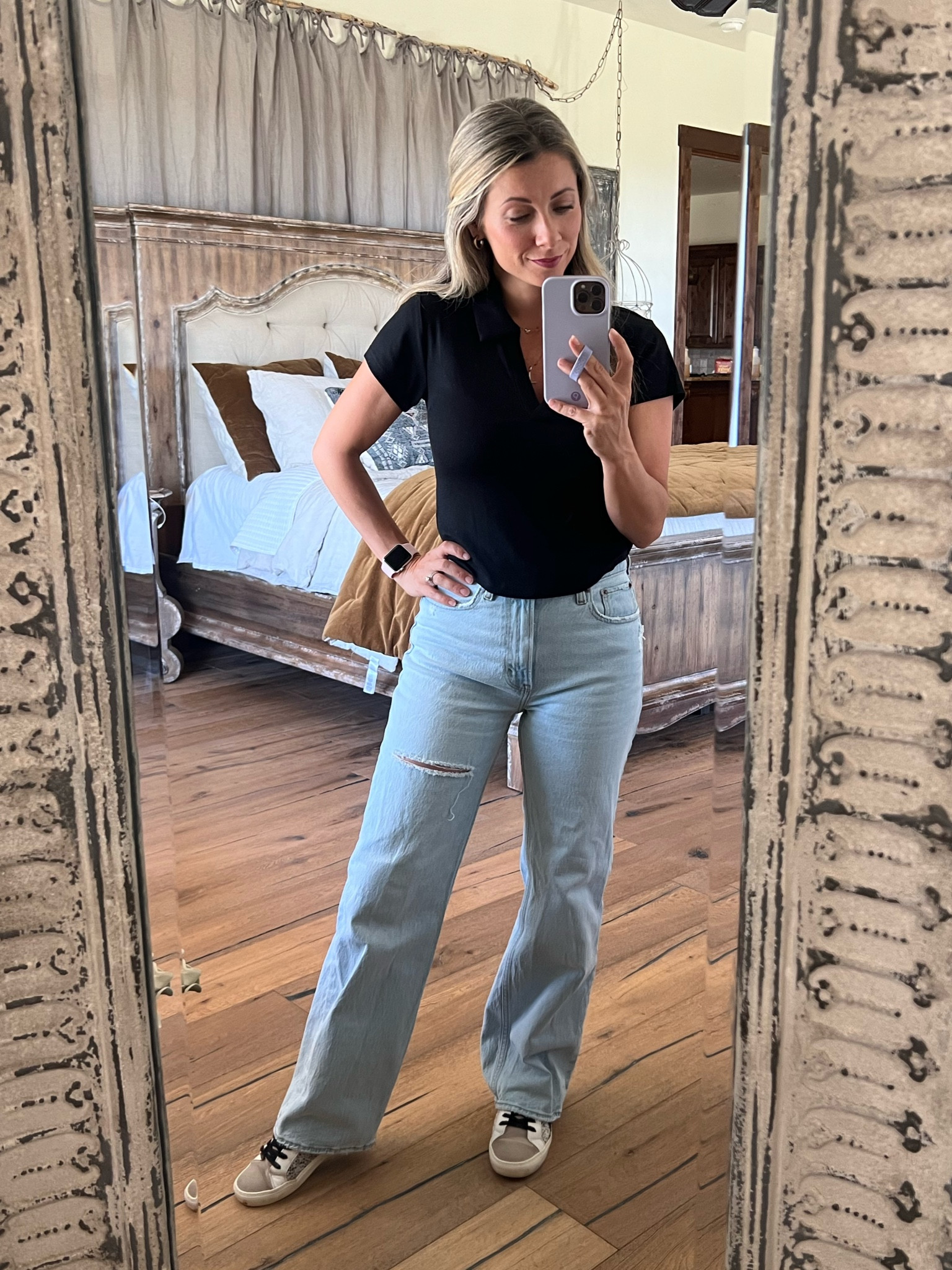 Abercrombie jeans are always a good idea.! Wearing a 25 R

#LTKstyletip #LTKfindsunder100