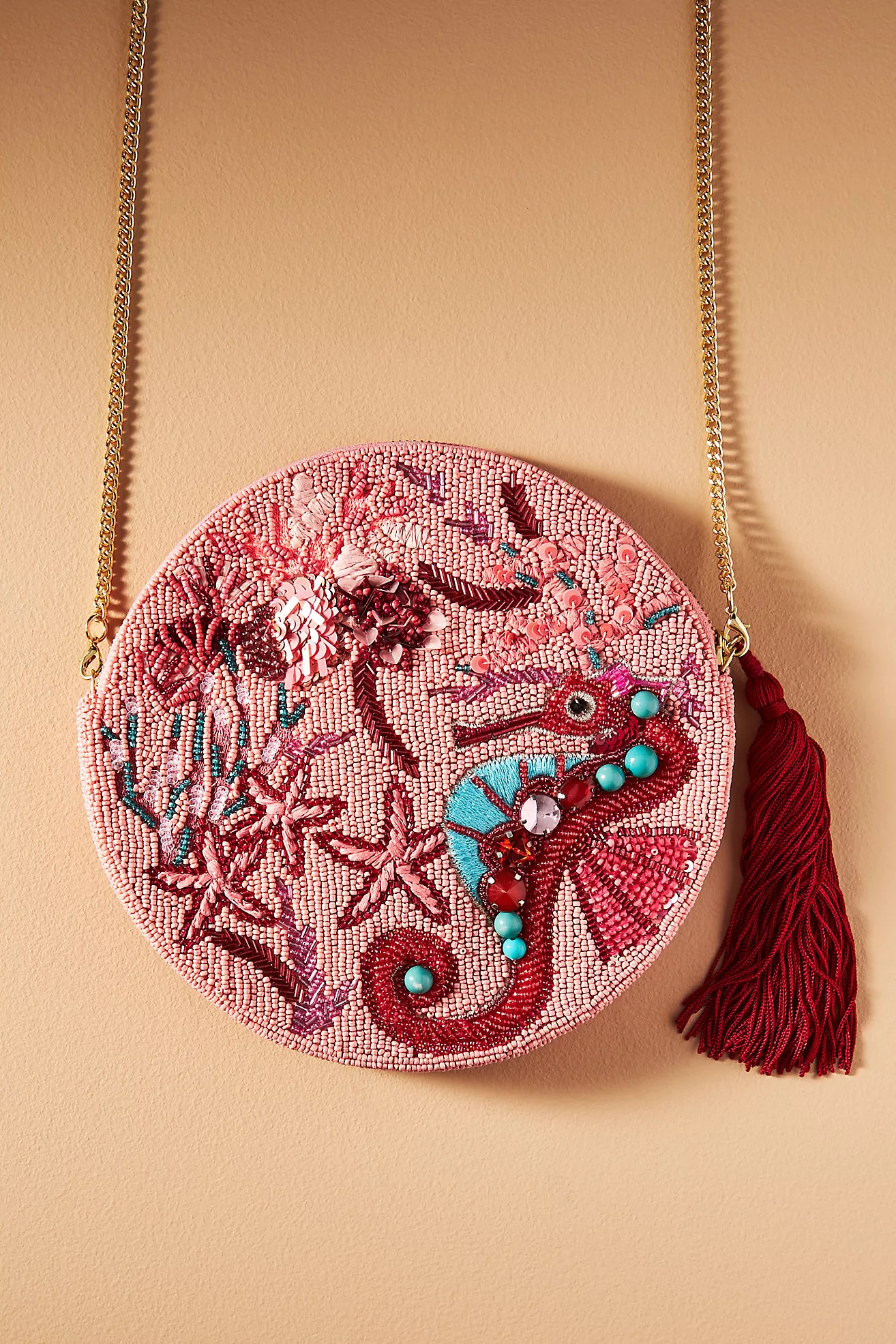 Under the Sea Beaded Pouch | Anthropologie (US)