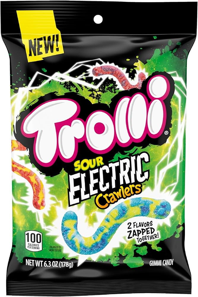 Trolli Electric Crawlers Candy, 6.3 Ounce Bag | Amazon (US)