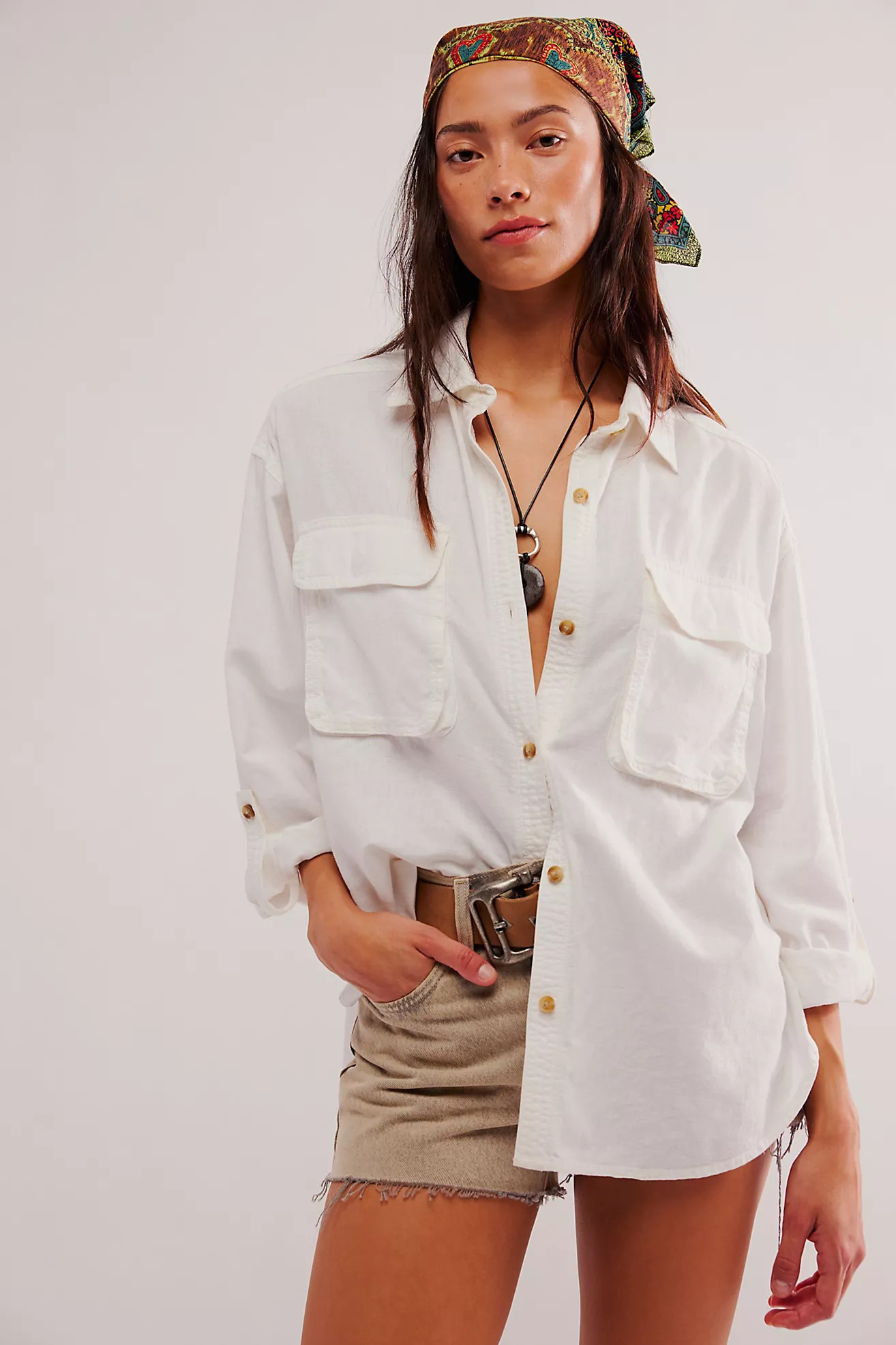 We The Free Made For Sun Linen Shirt | Free People (Global - UK&FR Excluded)