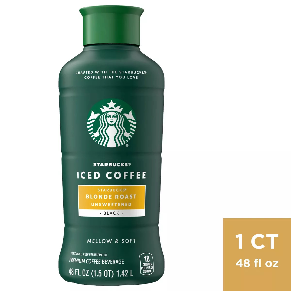 Starbucks Unsweetened Blonde Roast Iced Coffee - 48 fl oz | Target