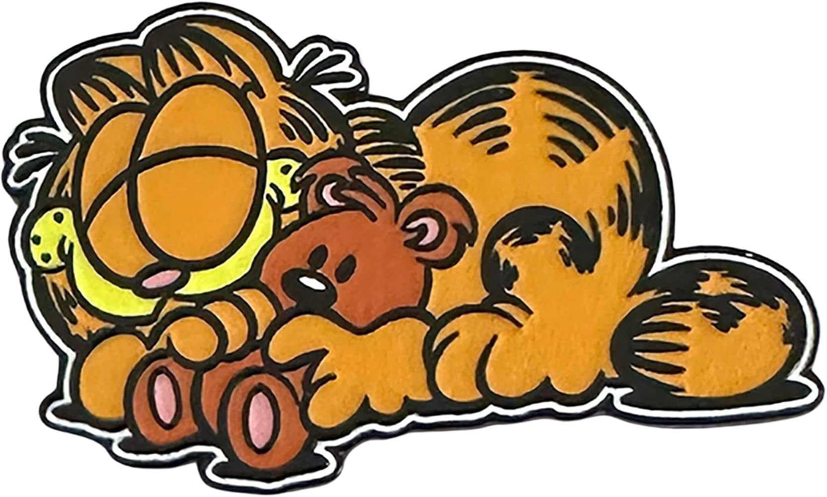 Garfield x Zen Monkey Studios: Garfield + Pookie - Collectible Enamel Pin | Amazon (US)