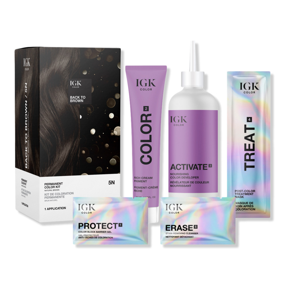 IGK Permanent Color Kit - 5N Back to brown | Ulta