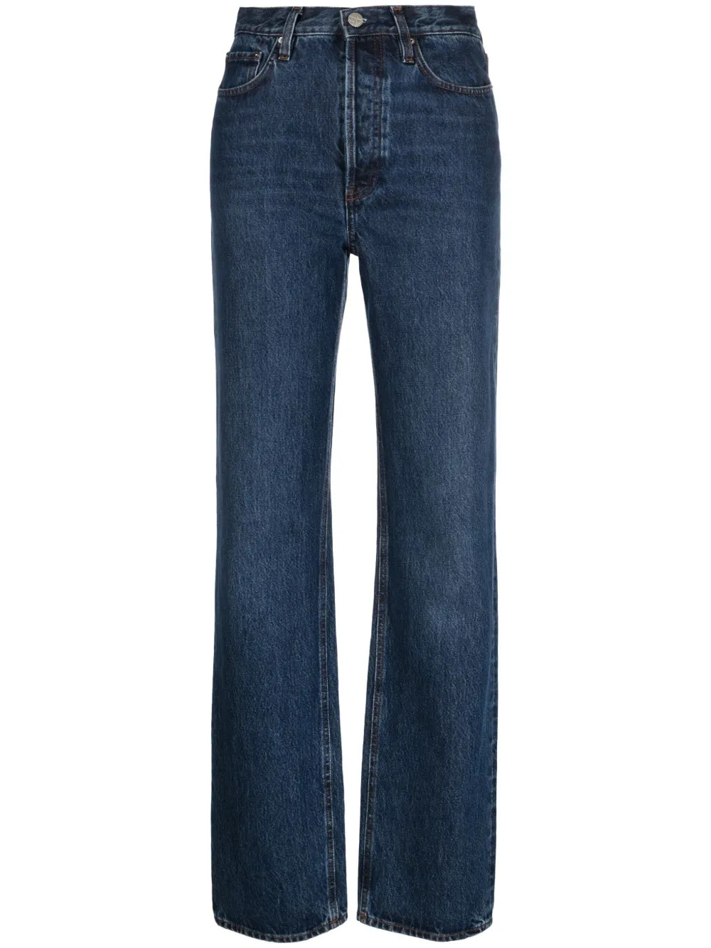 TOTEME Classic Cut straight-leg Jeans | Blue | FARFETCH BE | Farfetch Global