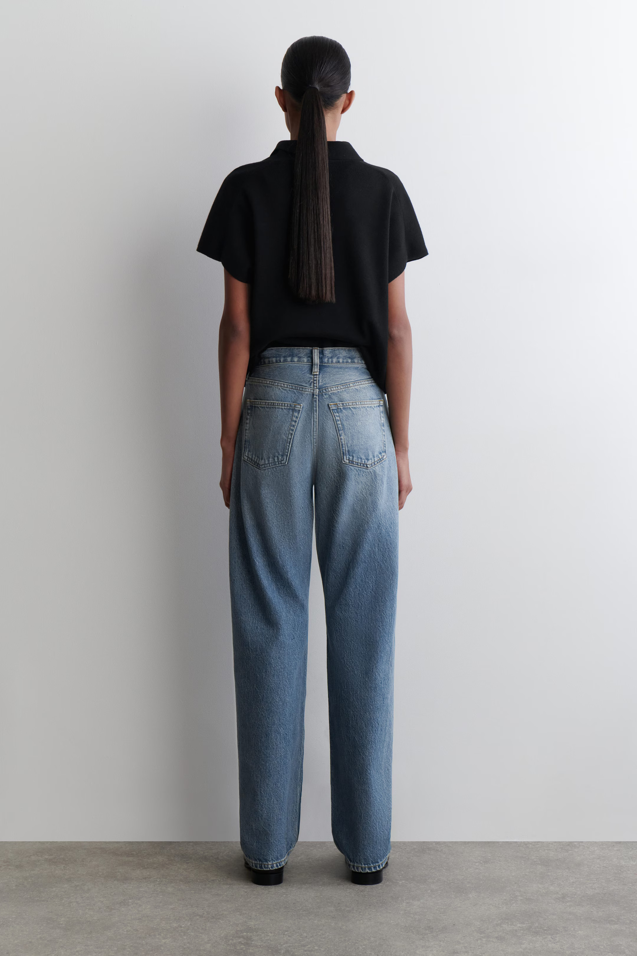 REPRISE STRAIGHT-LEG JEANS - FADED BLUE | COS | COS UK