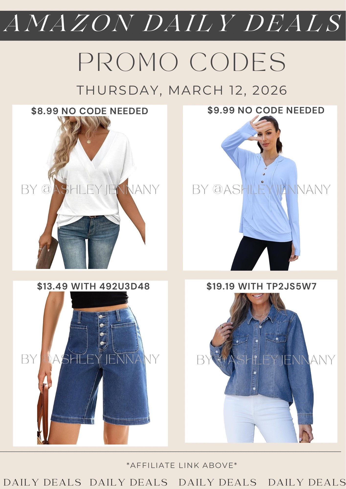 Amazon fashion deals 

#LTKMidsize #LTKSaleAlert