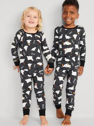 Matching Unisex Printed Snug-Fit Pajama Set for Toddler &amp; Baby | Old Navy (US)