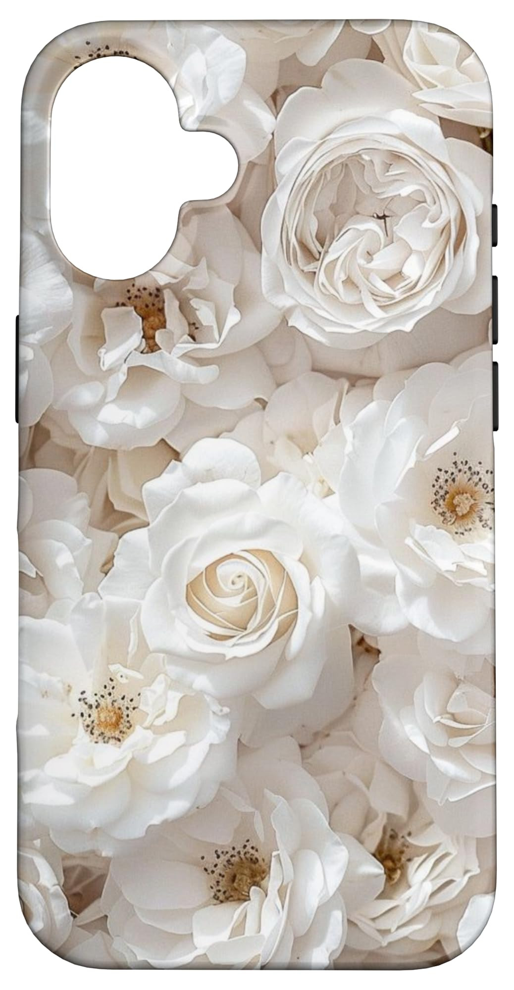 White Roses Themed Case for iPhone 16 | Amazon (US)