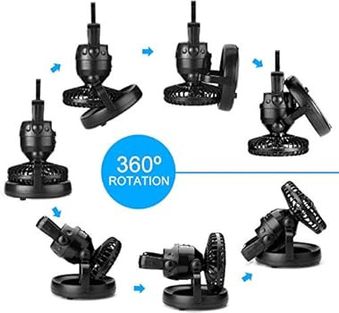 Amazon.com: Odoland Portable LED Camping Lantern with Ceiling Fan - Hurricane Emergency : Sports ... | Amazon (US)