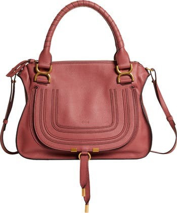 Medium Marcie Calfskin Leather Satchel | Nordstrom