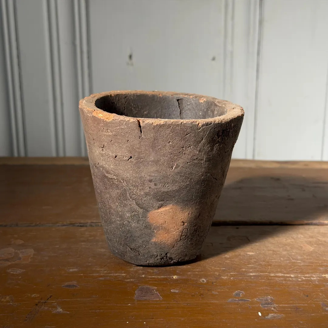 Antique English Two-tone Terracotta Flowerpot Diameter 4" - Etsy | Etsy (Global)