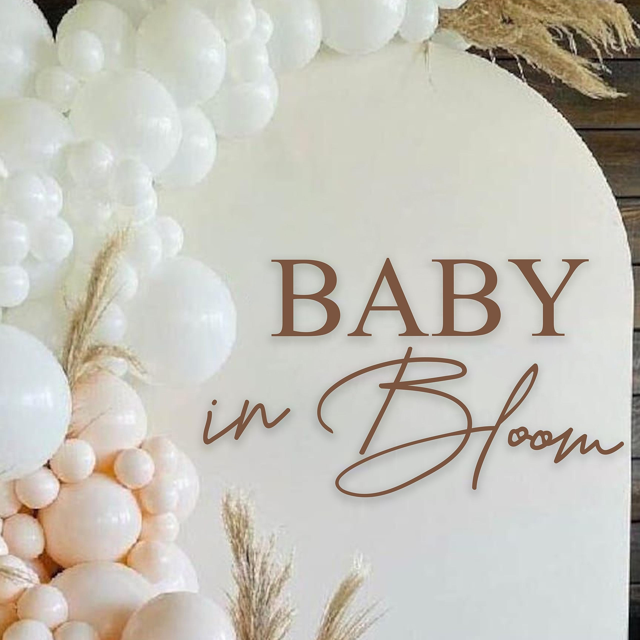 Baby in Bloom Baby Shower Party Decal Sign - Gender Reveal Girl or Boy Baby Shower Decal Sign, Ba... | Amazon (US)
