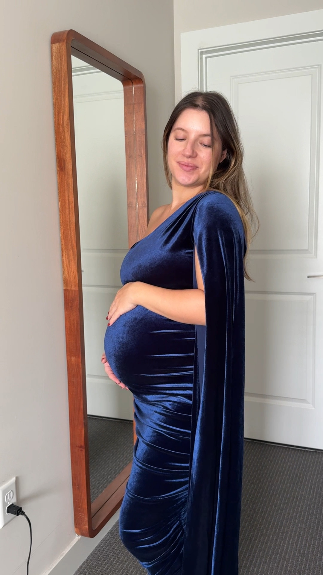 Winter baby shower dresses! Wearing a size US 6 in all of them and I am normally a true size M 🩵

#LTKBaby #LTKBump #LTKStyleTip