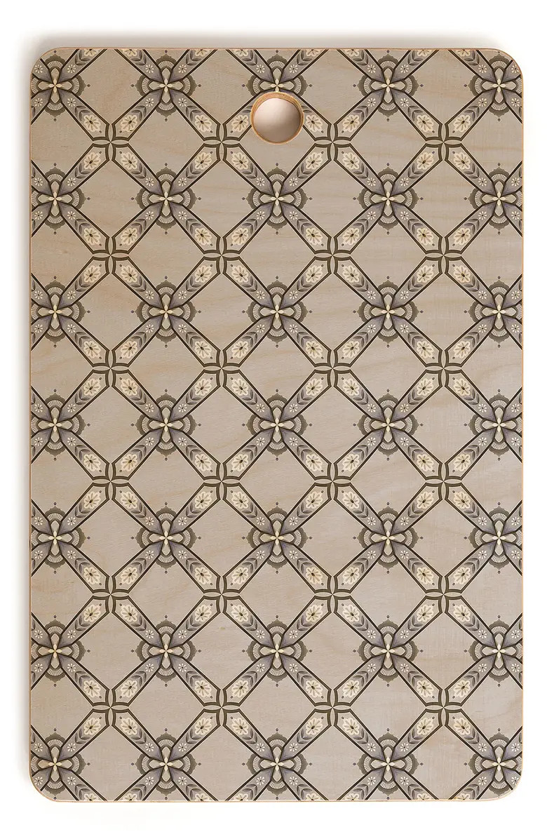 Floral Tile Birch Wood Cutting Board | Nordstrom