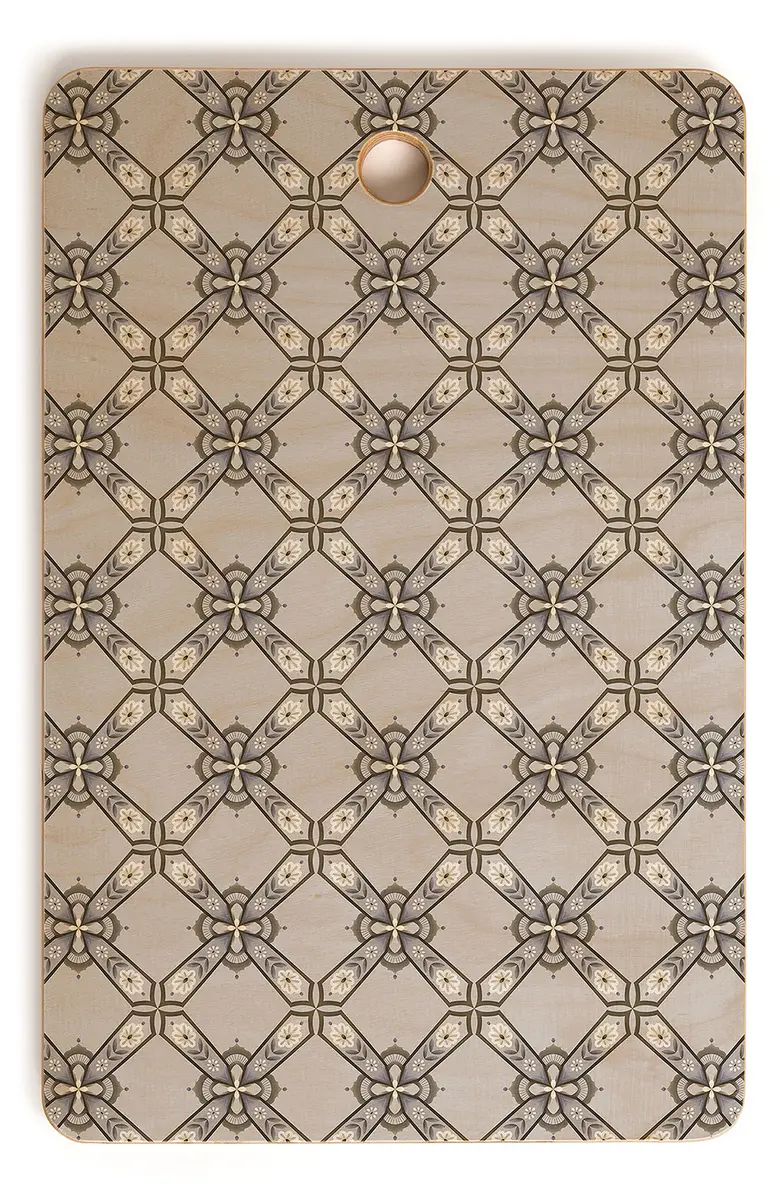 Floral Tile Birch Wood Cutting Board | Nordstrom