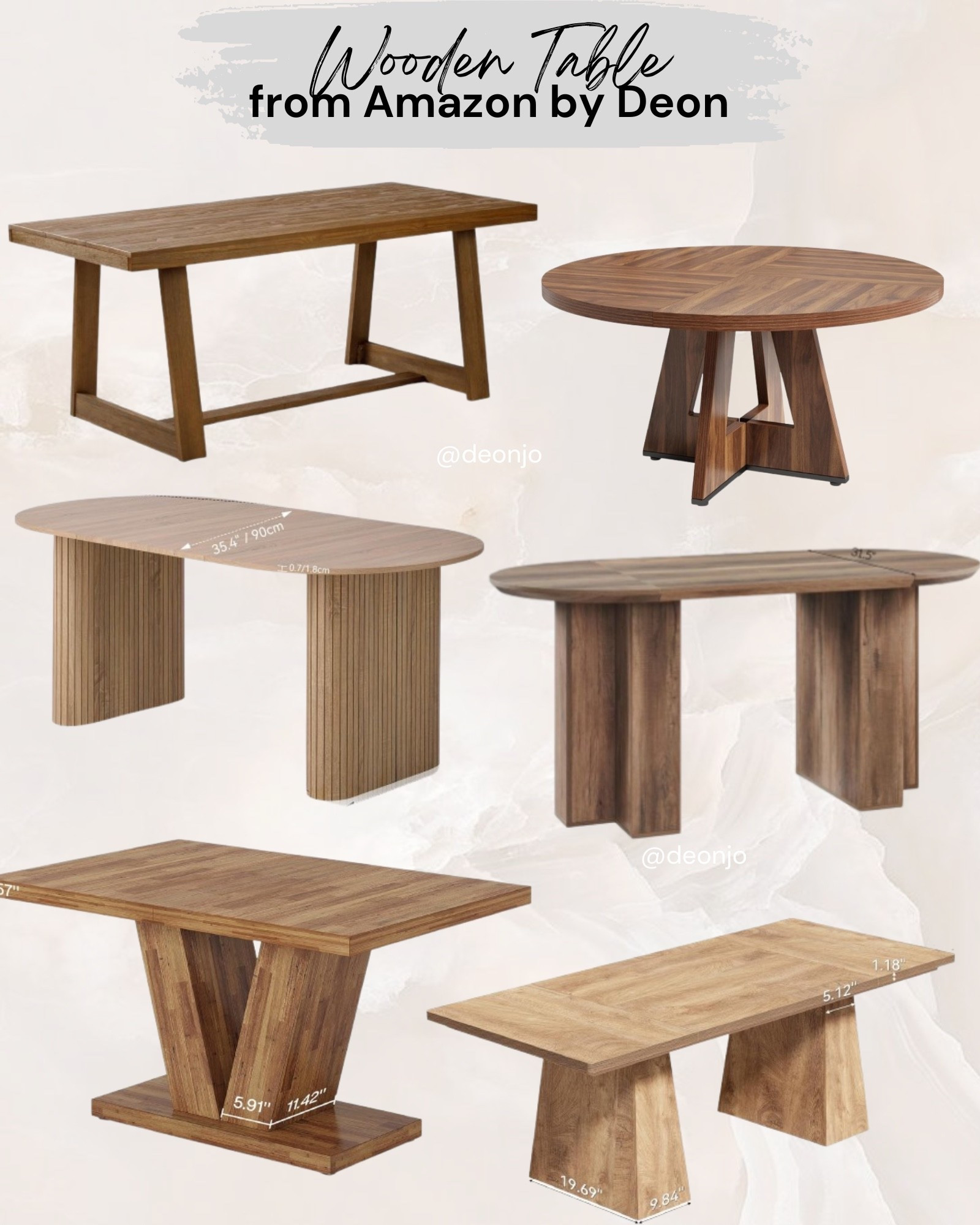 Sharing meals on these personal fave wooden dining tables. 

#LTKHome #LTKSpringSale #LTKSaleAlert