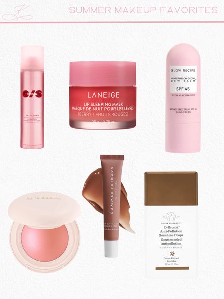Summer makeup favorites! 

Skincare, lip gloss, lipgloss, blush, lip balm, skin moisturizer, bronzing drops, bronzer

#LTKBeauty #LTKOver40 #LTKFindsUnder50