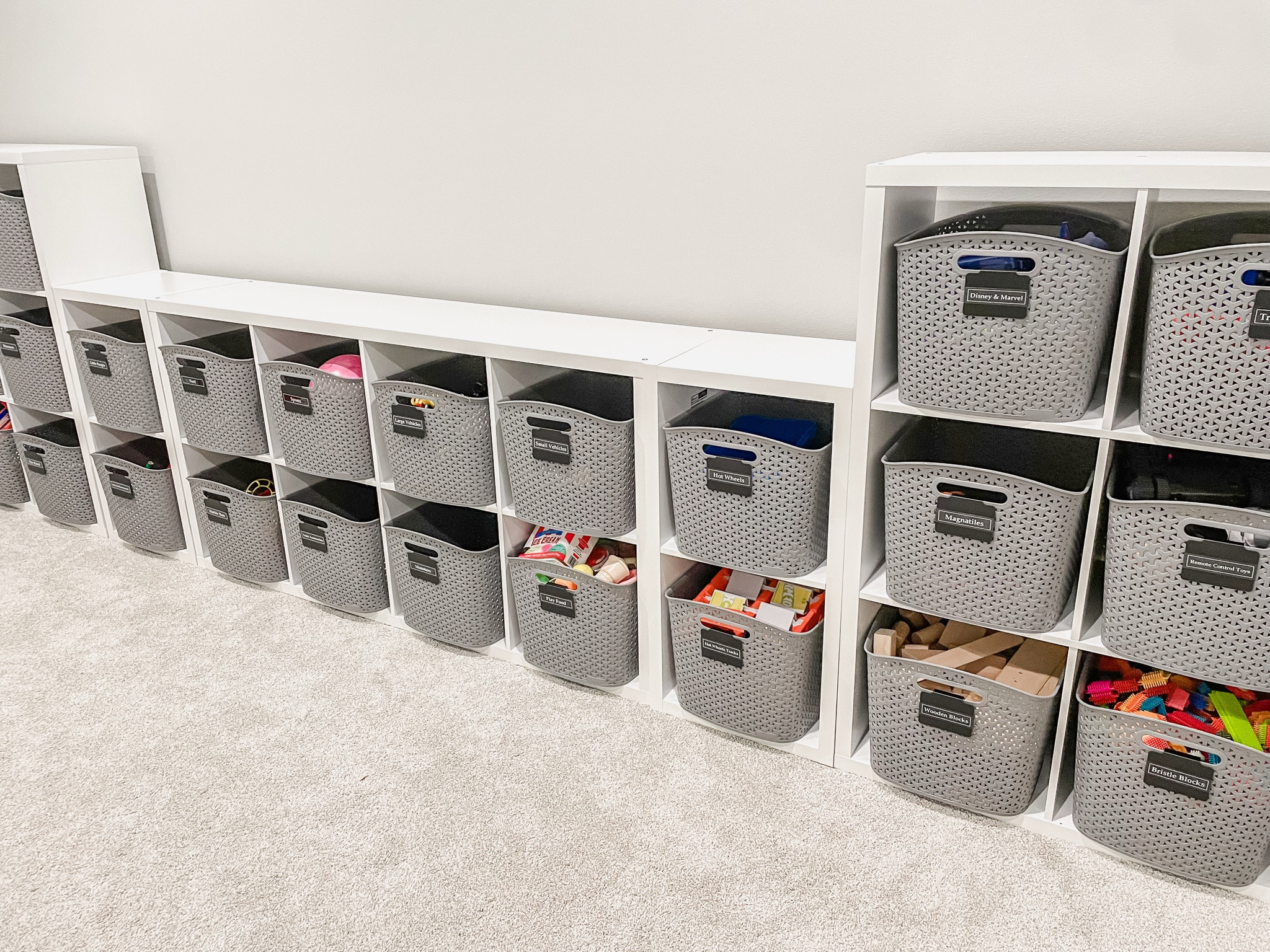 Playroom organization!

Always love cube storage for toys with plastic bins for durability!

#LTKKids #LTKHome #LTKFamily