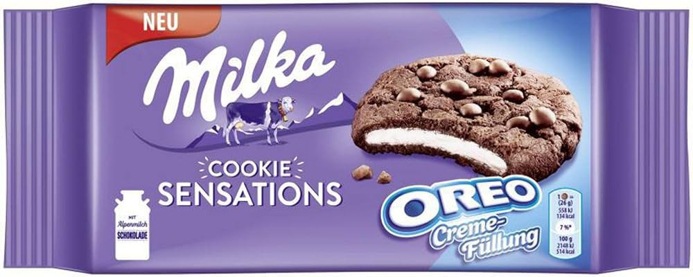 Milka Cookie Sensations Oreo Filling (156 g Pack) + Usy Block | Amazon (US)