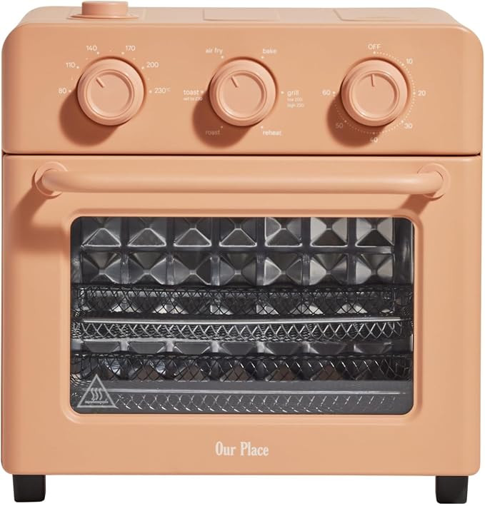 Our Place Wonder Oven | 6-in-1 Stainless Steel Air Fryer Toaster Oven Combo with Basket, Rack, Pa... | Amazon (US)