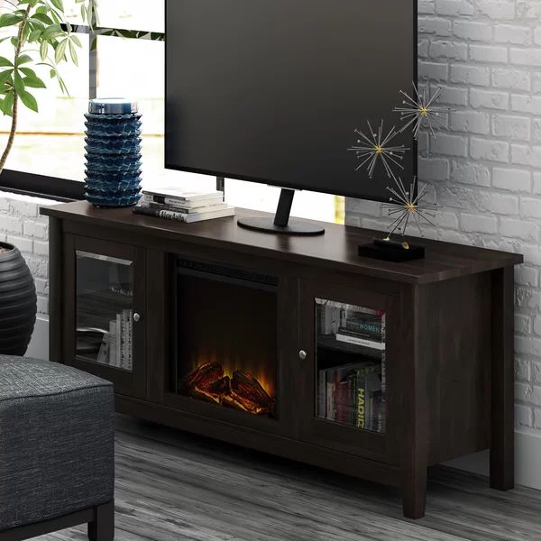 Kohn TV Stand for TVs up to 65" with Electric Fireplace Included | Wayfair North America