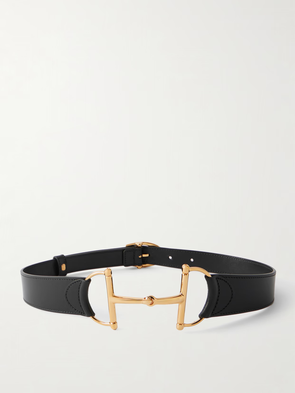 Gucci - Horsebit-detailed Leather Belt - Black | NET-A-PORTER (US)