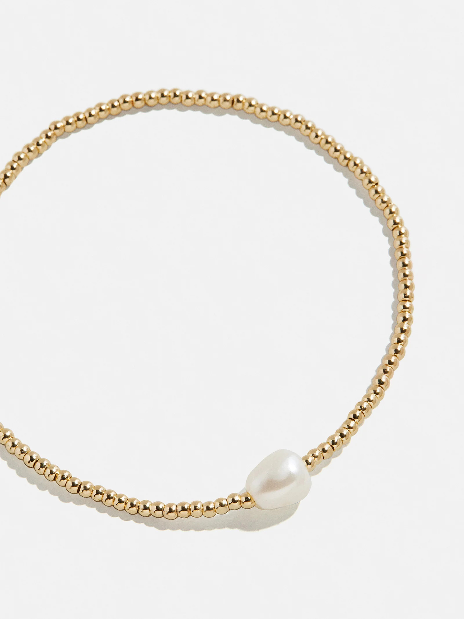 Pearl Stretch Bracelet - Single Pearl | BaubleBar